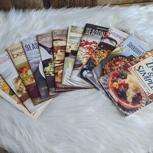 12x Pampered Chef Season's Best Recipe Collection Books Cookbooks
